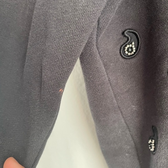 Black Embroidered Women's Top - Picture 3 of 5